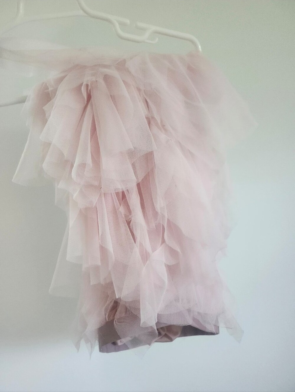 Light Pink Layered Tulle Skirt